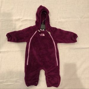 North Face infant’s fleece bunting